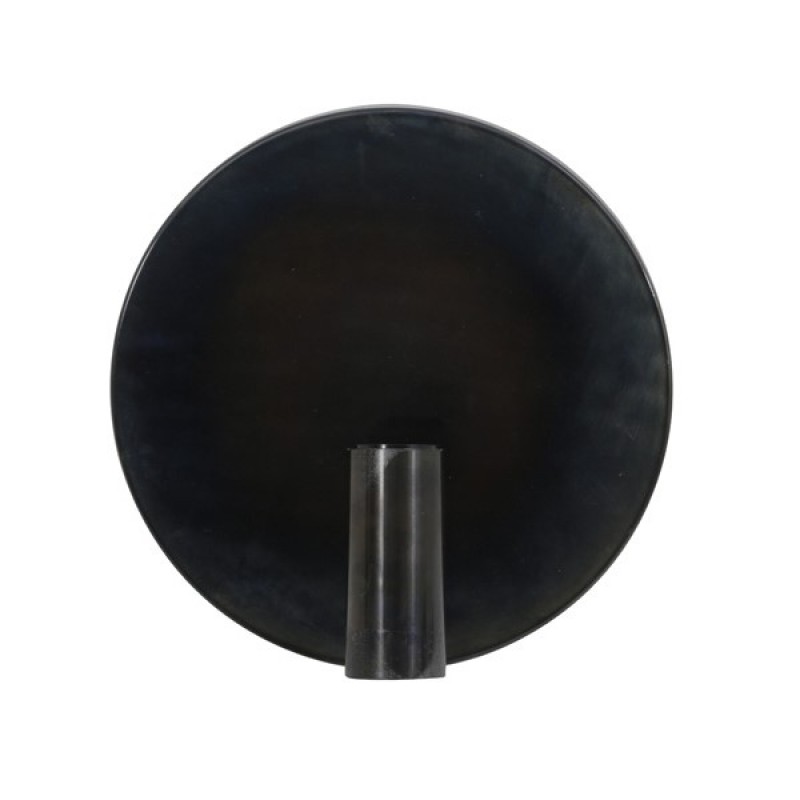 WALL LAMP DISC BLACK - WALL LAMPS